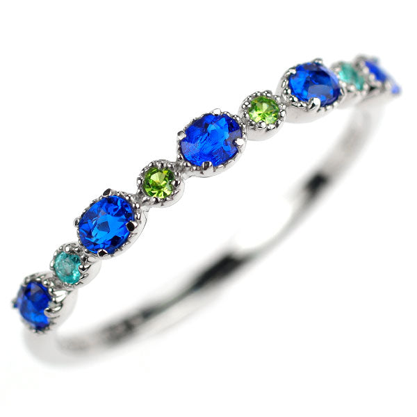 新品 希少 Pt900 アウイナイト デマントイドガーネット パライバ