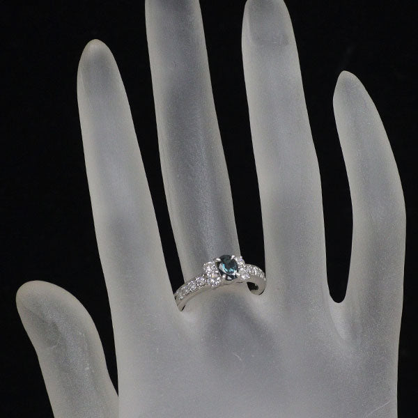 希少 Pt900 ブラジル産 アレキサンドライト ダイヤモンド リング 0.54ct D0.52ct