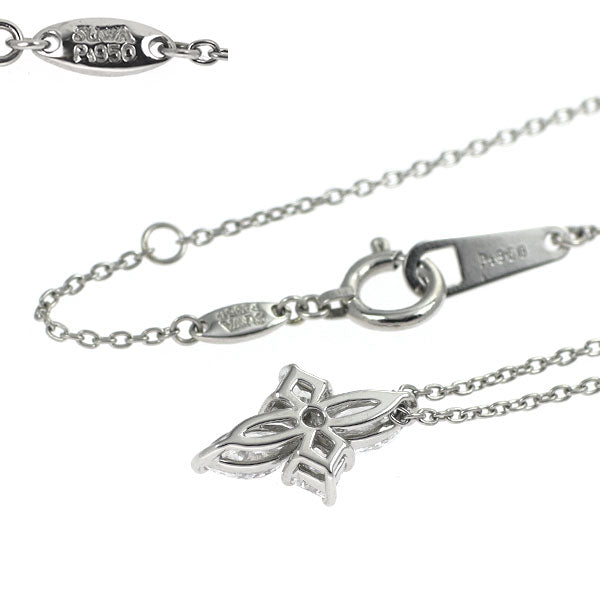 SUWA Pt950 ダイヤモンド ペンダントネックレス 0.45ct