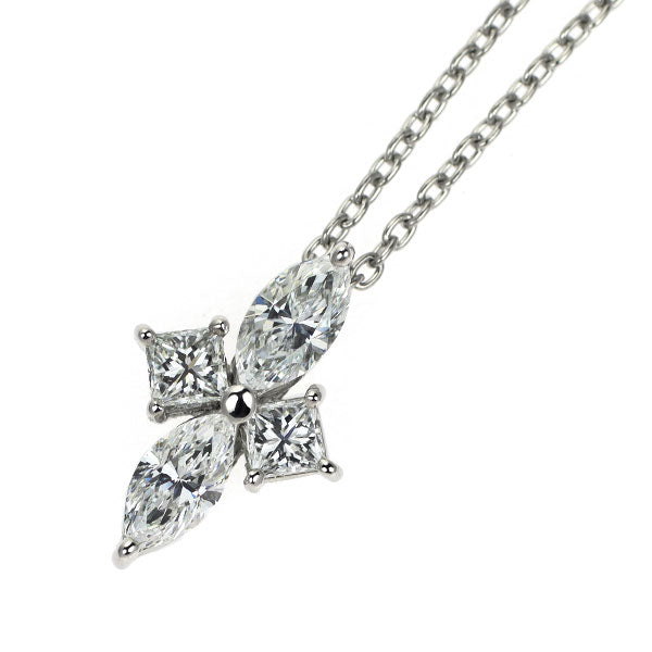 SUWA Pt950 ダイヤモンド ペンダントネックレス 0.45ct