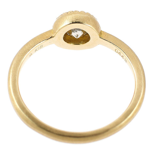K18YG ダイヤモンド リング 0.443ct