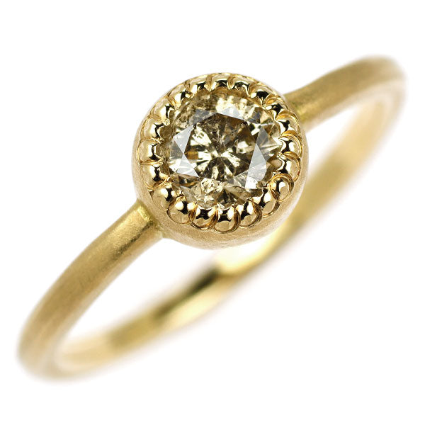 K18YG ダイヤモンド リング 0.443ct