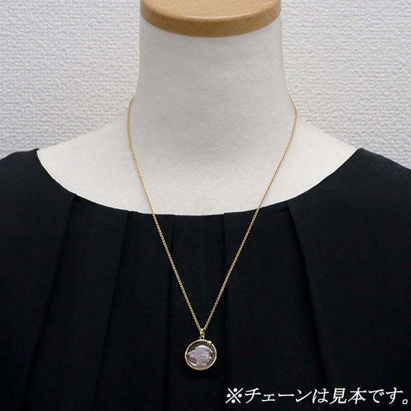 ディズニー K18YG メノウ ペンダントトップ