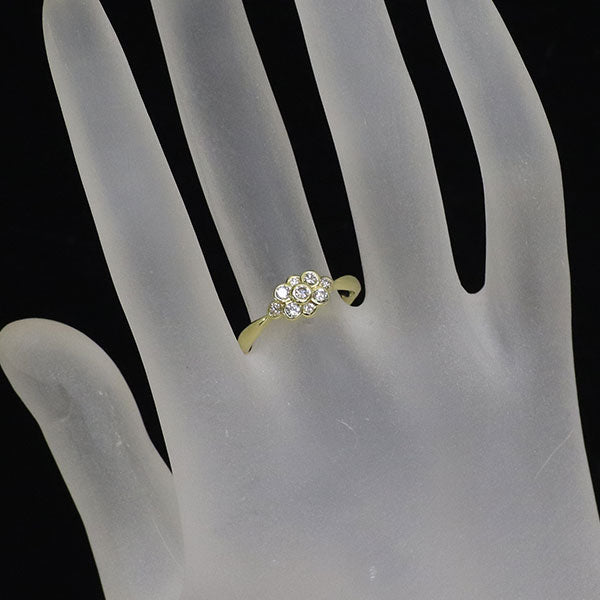 K18YG ダイヤモンド リング 0.34ct