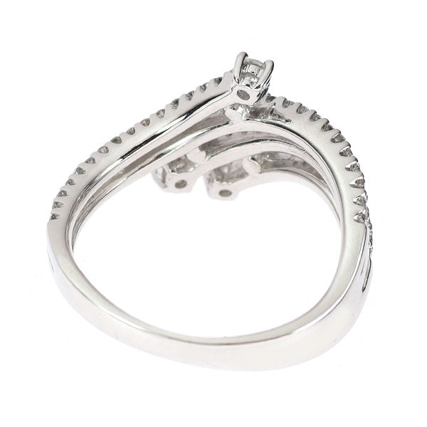 K18WG ダイヤモンド リング 0.52ct