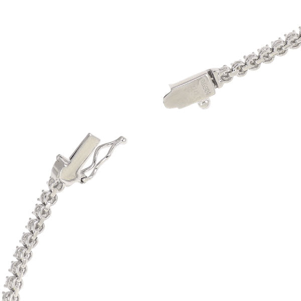 K18WG ダイヤモンド ブレスレット 1.00ct テニス