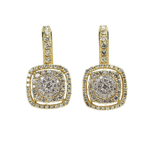 K18YG ダイヤモンド ピアス 0.80ct