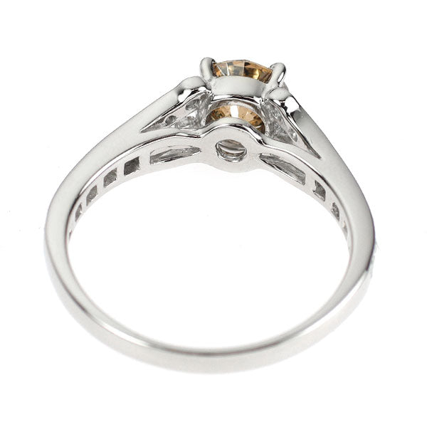 Pt900 ダイヤモンド リング 1.028ct D0.38ct