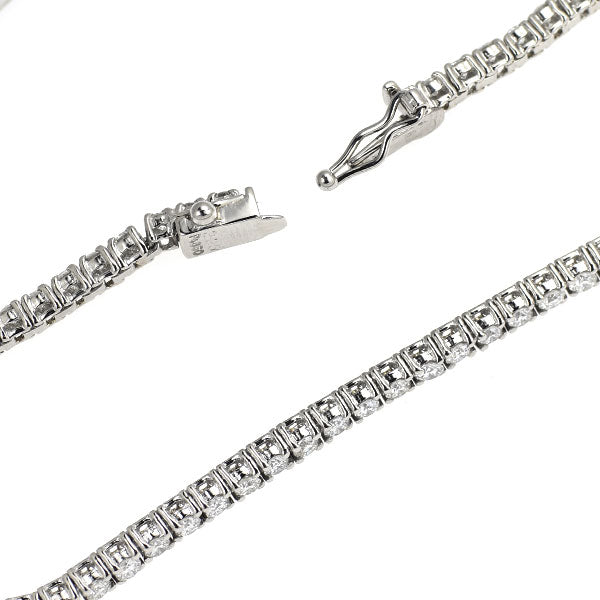 Pt850 ダイヤモンド ブレスレット 2.257ct テニス
