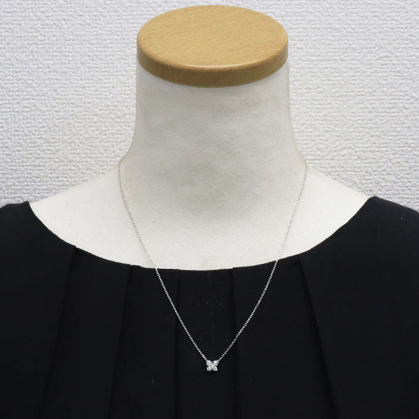 K18WG ダイヤモンド ペンダントネックレス 0.40ct