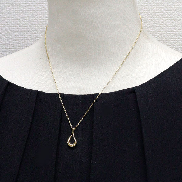 ティファニー K18YG ペンダントネックレス オープンティアドロップ