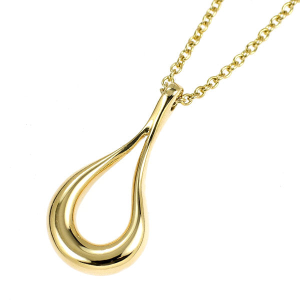 ティファニー K18YG ペンダントネックレス オープンティアドロップ