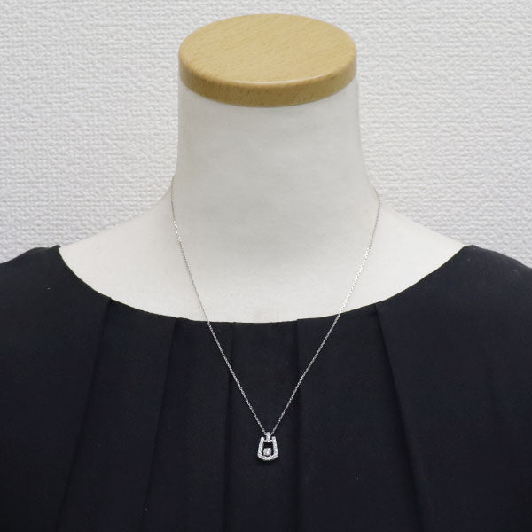 モニッケンダム Pt900/Pt850 ダイヤモンド ペンダントネックレス 0.20ct D0.30ct