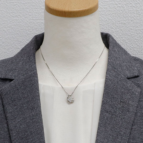 Pt900/ Pt850 ダイヤモンド ペンダントネックレス 0.51ct