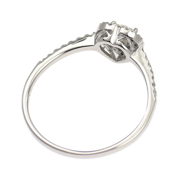 K18WG ダイヤモンド リング 0.50ct ハート