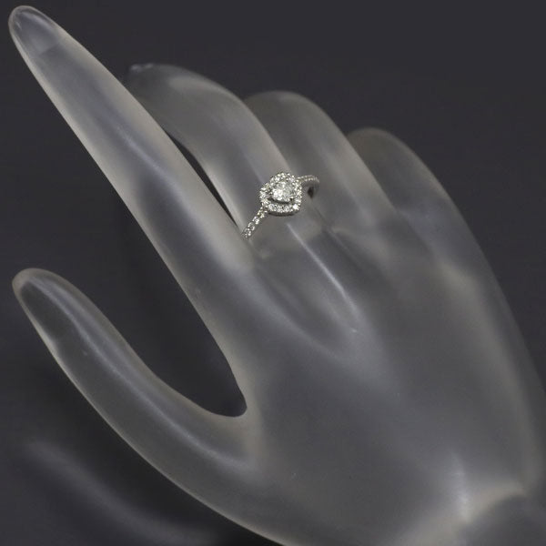 K18WG ダイヤモンド リング 0.50ct ハート