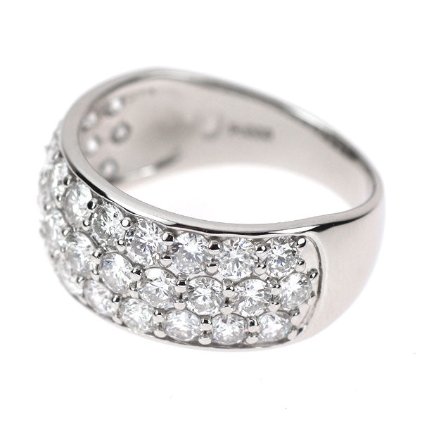 Pt900 ダイヤモンド リング 2.10ct パヴェ
