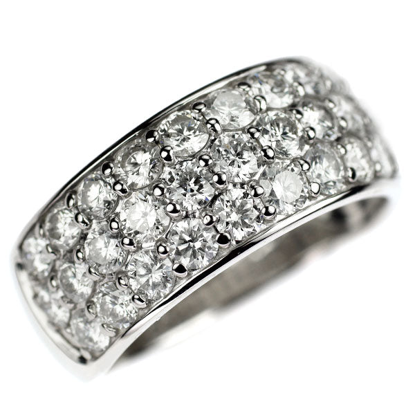 Pt900 ダイヤモンド リング 2.10ct パヴェ