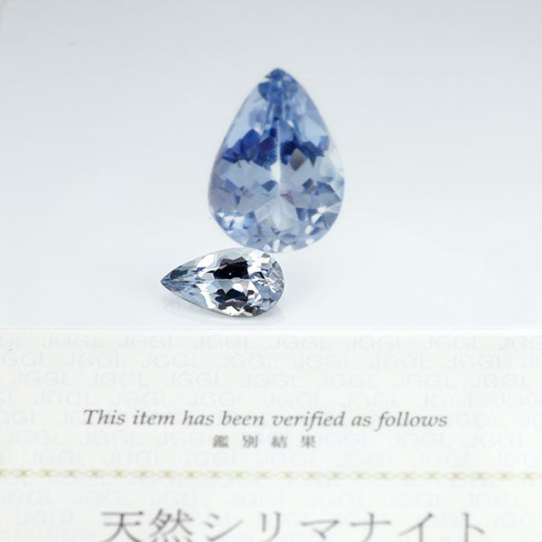 新品 ミャンマー/ビルマ産ブルーシリマナイト ルース 2.45ct 希少石 レアストーン【エスコレ】