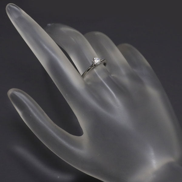 ティファニー Pt950 ダイヤモンド リング 0.27ct D VVS2 ソリティア