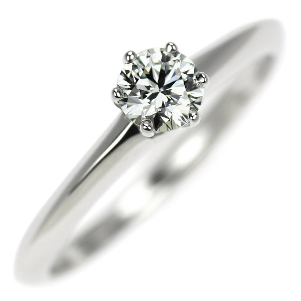 ティファニー Pt950 ダイヤモンド リング 0.27ct D VVS2 ソリティア