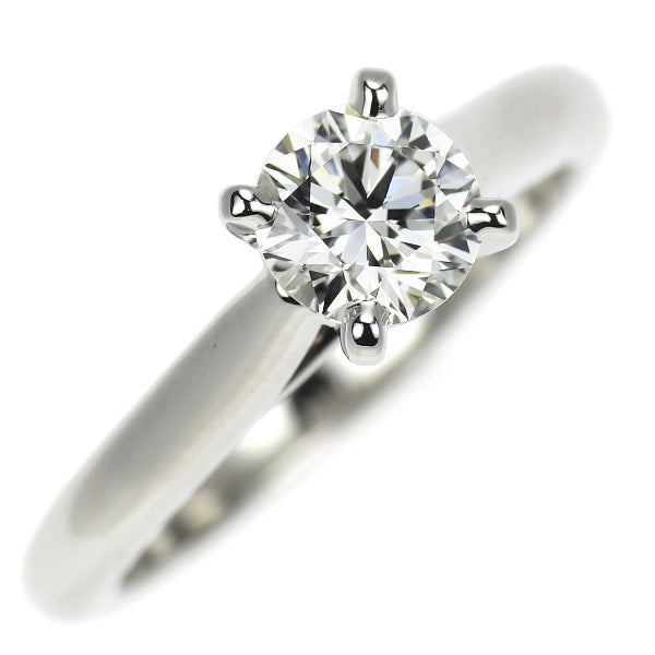 カルティエ Pt950 ダイヤモンド リング 0.51ct G VVS2 3EX ソリテール 45号