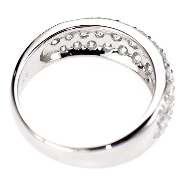 ミキモト K18WG ダイヤモンド リング 1.50ct パヴェ 《セルビー銀座店》【中古】
