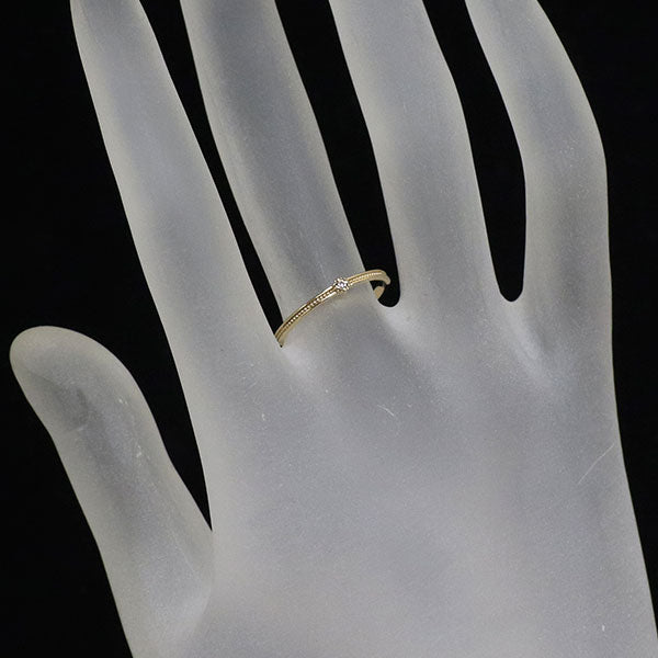 エテ/ete K10YG ダイヤモンド リング 0.01ct