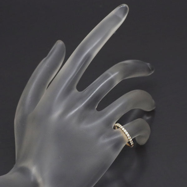 K10PG ダイヤモンド リング 0.20ct ピンキー ハーフエタニティ