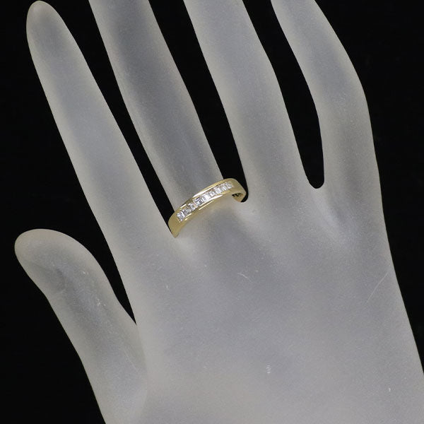 K18YG ダイヤモンド リング 0.35ct 一文字