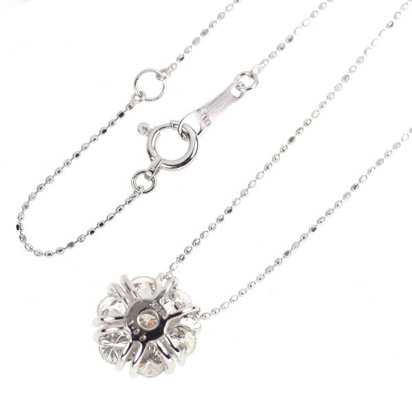 K18WG ダイヤモンド ペンダントネックレス 1.00ct