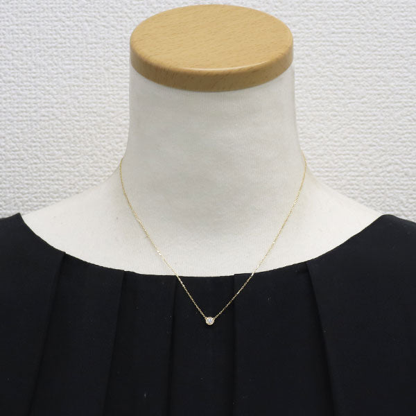 オレフィーチェ K18YG ダイヤモンド ペンダントネックレス 0.10ct ピコ