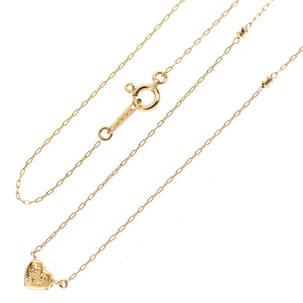 K18YG ダイヤモンド ペンダントネックレス 0.07ct ハート