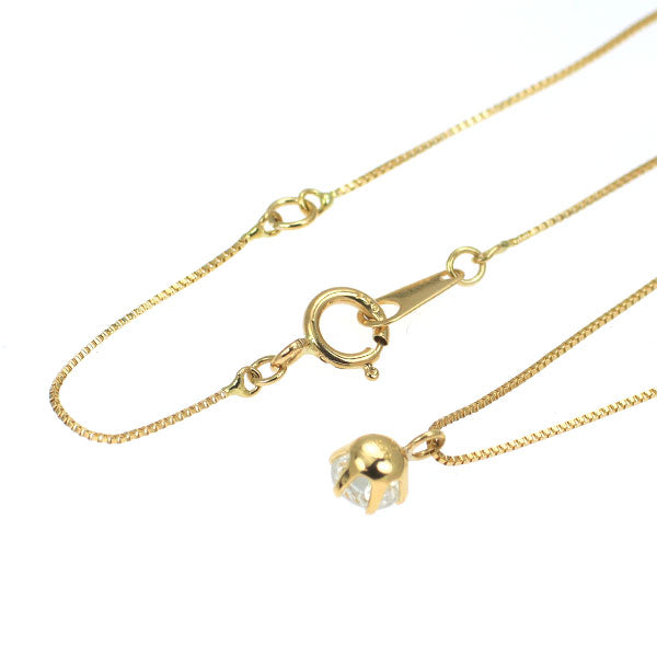 K18YG ダイヤモンド ペンダントネックレス 0.30ct