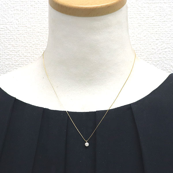 K18YG ダイヤモンド ペンダントネックレス 0.30ct