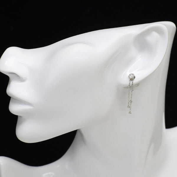 K18WG ダイヤモンド ピアス 0.30ct 2WAY
