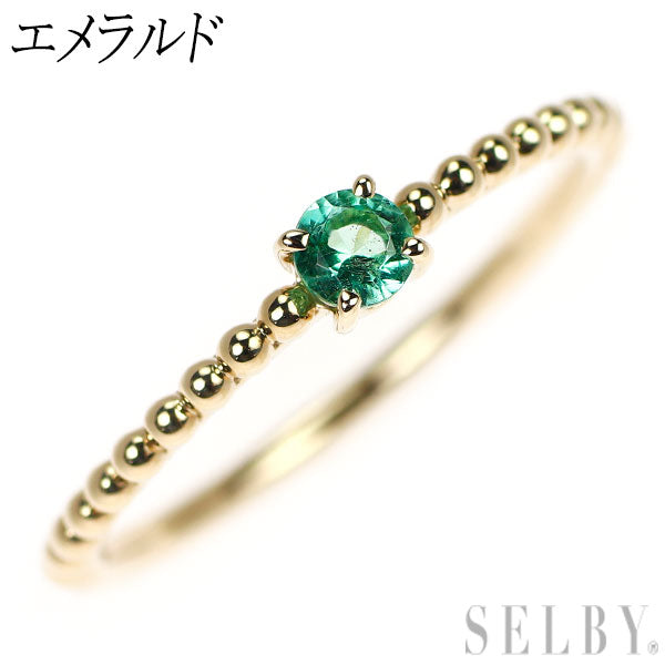 K10YG エメラルド リング