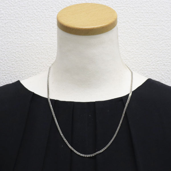 (C100701)Pt850 ネックレス 喜平 6面 ダブル ホールマーク850 Pt850 プラチナ850 喜平ネックレス 6面ダブル 100g 50cm 7.2mm幅