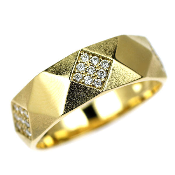 K18YG ダイヤモンド リング 0.15ct