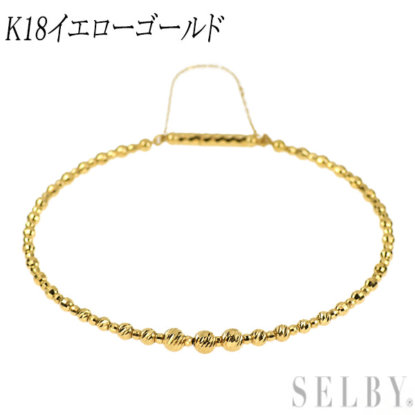 マグネット/ K18YG デザインブレスレット