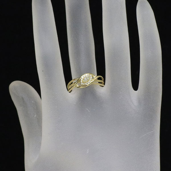 K18YG ダイヤモンド リング 0.15ct