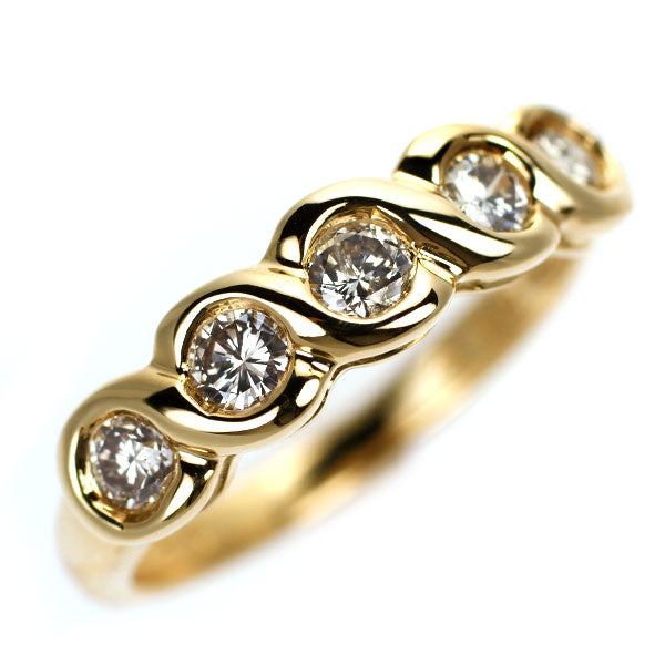 K18YG ダイヤモンド リング 0.50ct