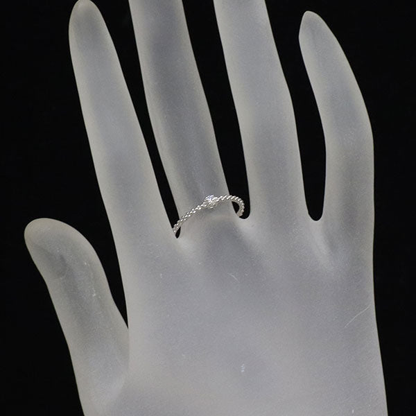 K10WG ダイヤモンド リング 0.06ct