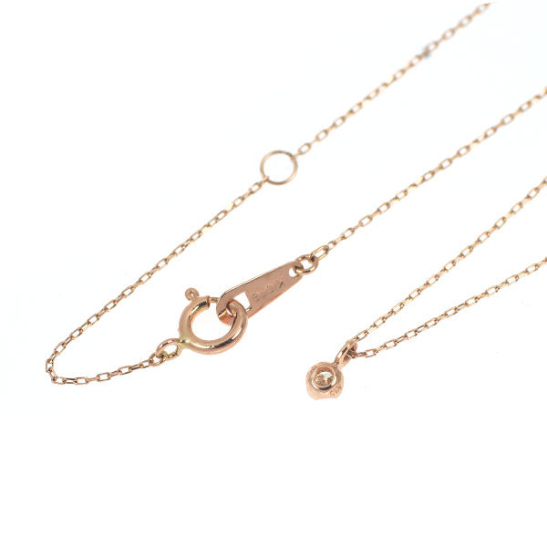 K10PG ダイヤモンド ペンダントネックレス 0.03ct