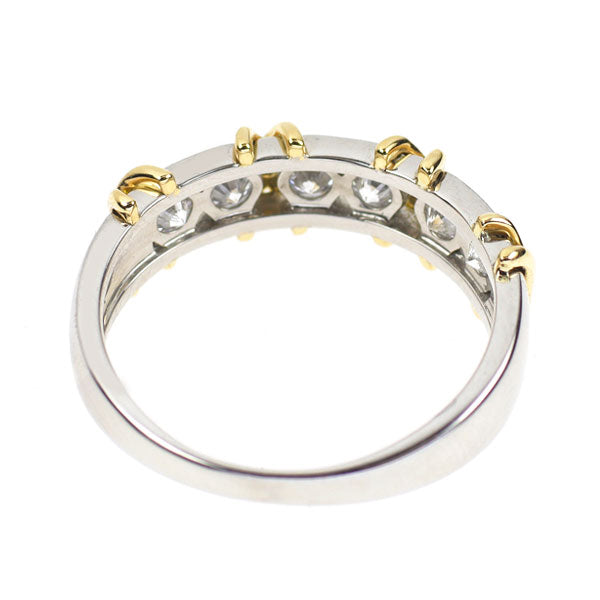 Pt900/K18YG ダイヤモンド リング 0.54ct