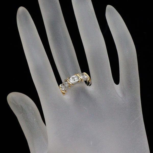 Pt900/K18YG ダイヤモンド リング 0.54ct