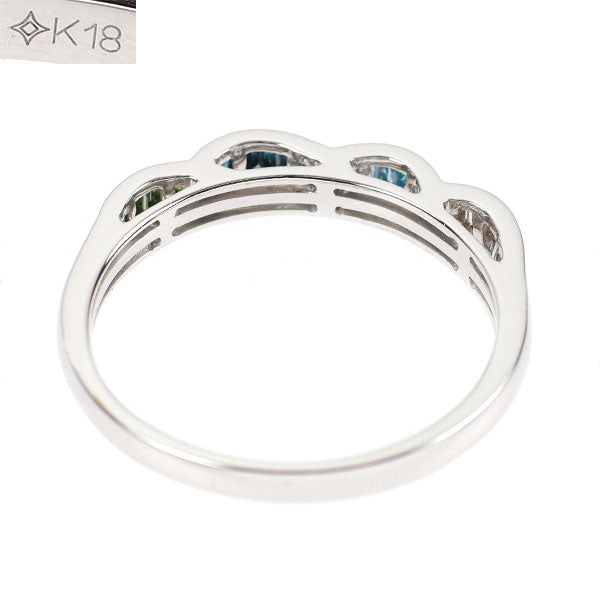 GSTV K18WG カラーレス/トリートカラー ダイヤモンド リング 0.30ct