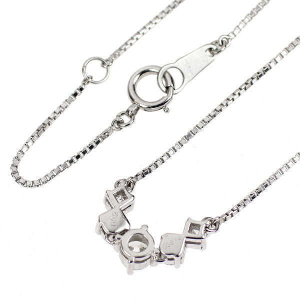 Pt900/ Pt850 ダイヤモンド ペンダントネックレス 0.52ct
