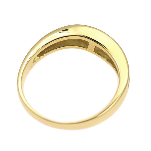 K18YG ダイヤモンド リング 0.34ct ハーフエタニティ