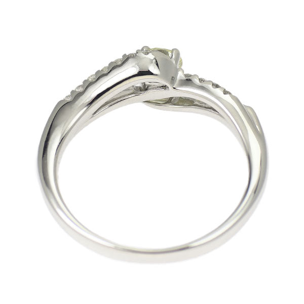 K18WG ダイヤモンド リング 0.25ct D0.20ct